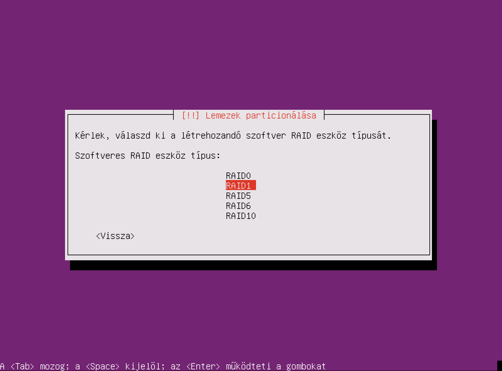 Raid1 telepítés 40